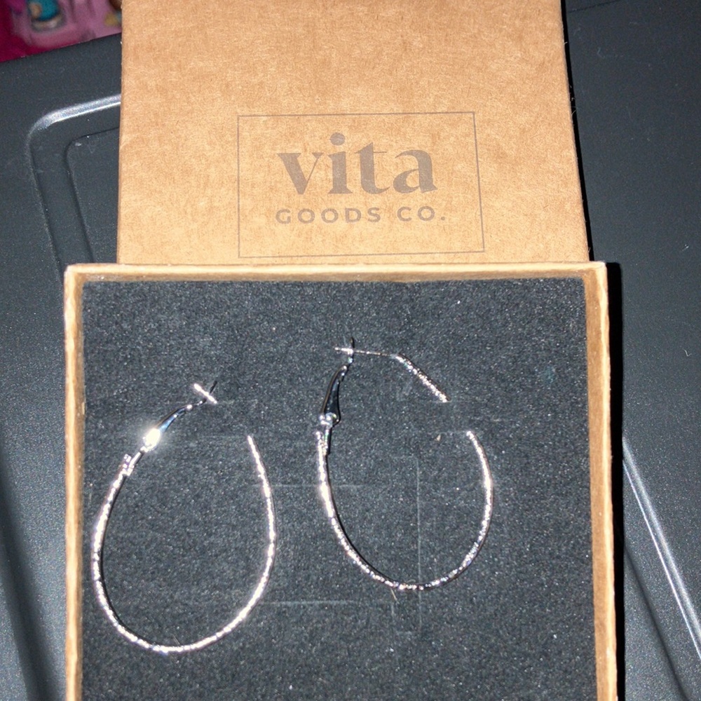 Vita Goods Co. Sparkle Hoop Earrings